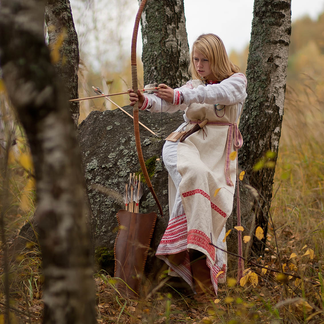 Sexy photo Girls in Slavic costumes in Cape Town