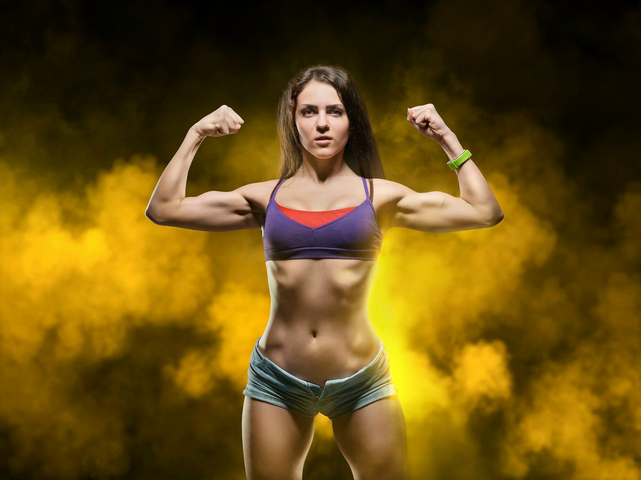 Athletic girls in Cape Town